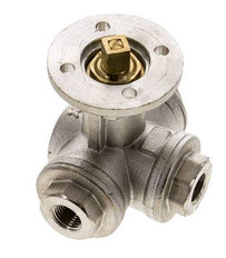 Válvula de bola de 3 vías en T G1/4'' de latón ISO-Top 40bar - BL3BAT