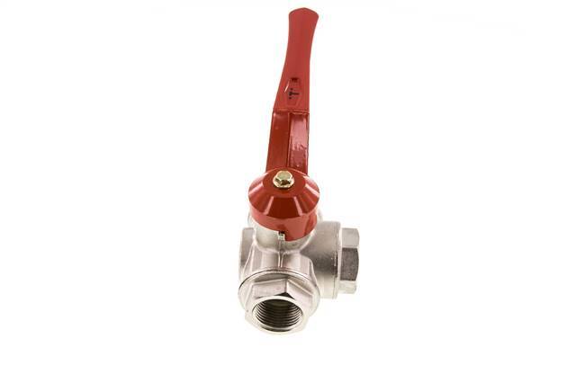 Válvula de bola de 3 vías en T G1'' Latón PTFE/NBR 45 bar - BL3BM
