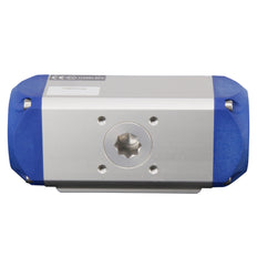 Válvula de bola neumática G1-1/4'' de 3 vías y puerto en L, de acero inoxidable, cerrada por resorte - BL3SA