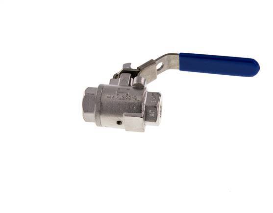G 1/4 inch Vented Stainless Steel Ball Valve