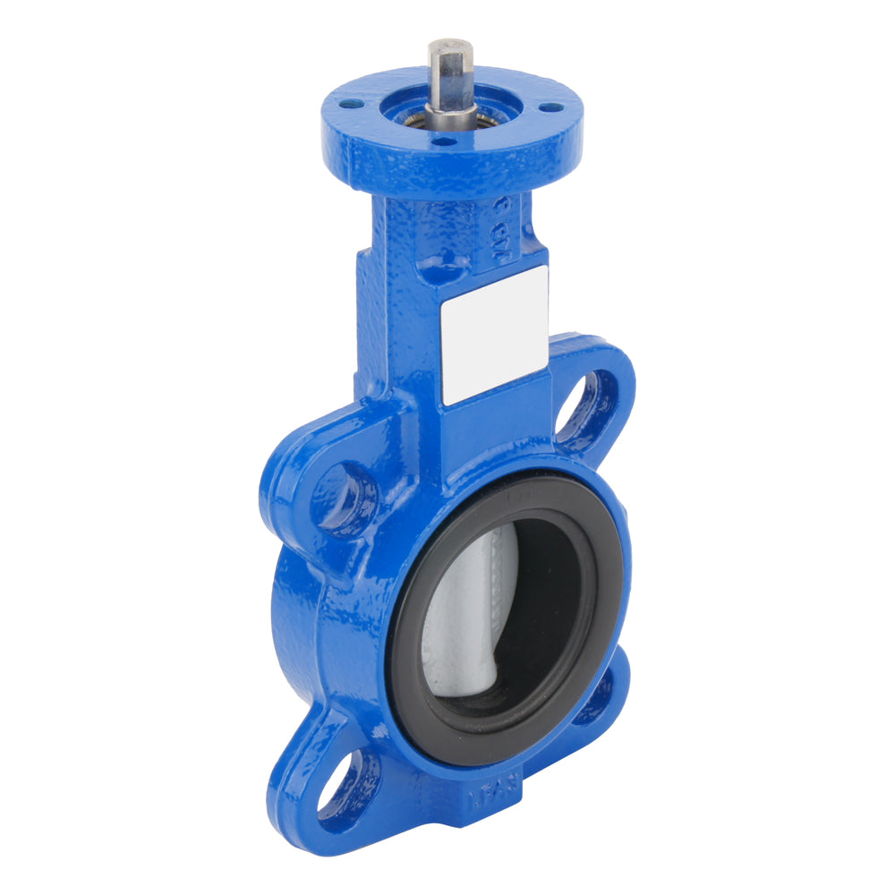 DN65 (2-1/2 inch) Wafer Pneumatic Butterfly Valve Stainless Steel-Stainless Steel-EPDM Double Acting - BFLW