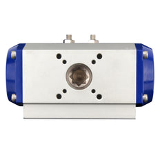 DN65 (2-1/2 inch) Wafer Pneumatic Butterfly Valve GGG40-GGG40 polyamide-coated-EPDM Spring Closed - BFLW