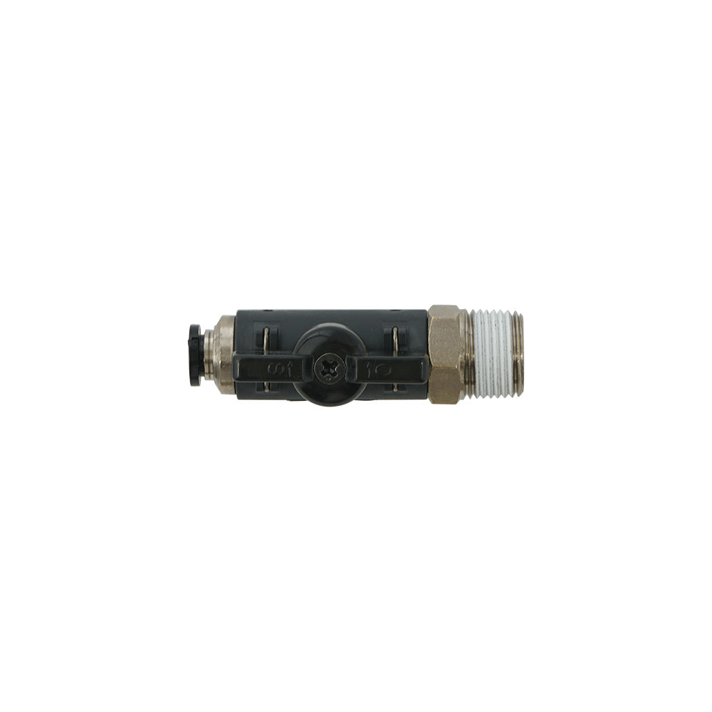 6mm - R1/8" Straight 2-Way Ball Valve Series 20