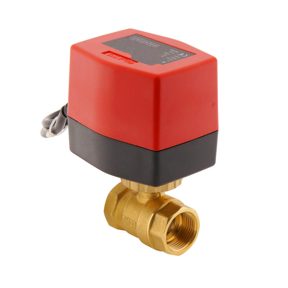 Válvula de bola electrica BW2 3/4'' 2 vías 120V AC 3 puntos