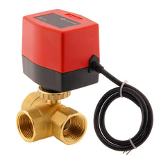 Electrical Ball Valve BW3 1'' 3-way 230V AC relay