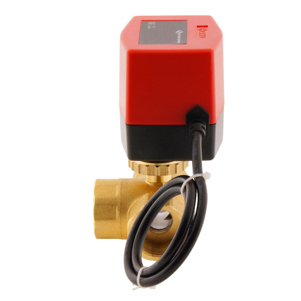 Electrical Ball Valve BW3 1'' 3-way 230V AC relay