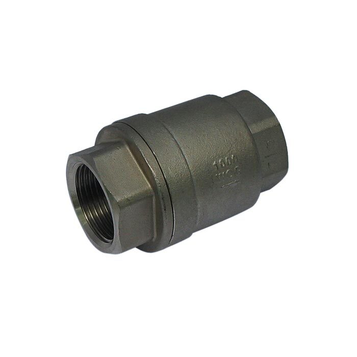 655 - G3/8'' Check Valve Stainless Steel PTFE F/F 64bar
