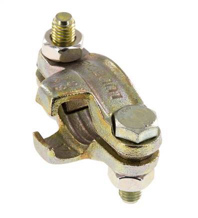 Safety Malleable Cast Iron Hose Clamp 28-32 mm Twist Claw Coupling DIN 20039B [2 Pieces]