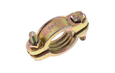 Abrazadera de manguera de hierro fundido maleable 39-49 mm Acoplamiento de garras giratorias DIN 20039A [2 piezas]