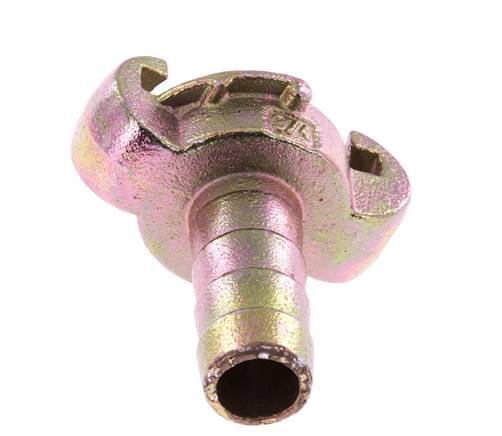 Hierro fundido DN 14 DIN 3489 Acoplamiento de garras giratorias 19 mm (3/4'') Lengüeta de manguera