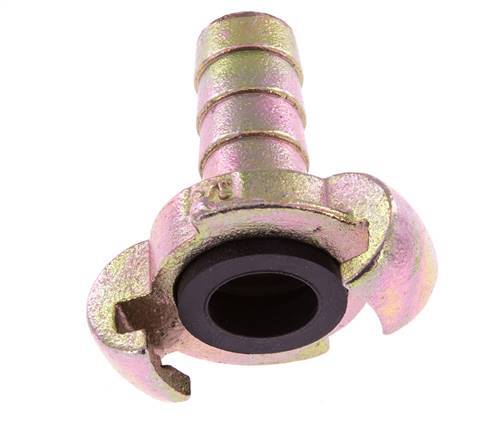 Hierro fundido DN 14 DIN 3489 Acoplamiento de garras giratorias 19 mm (3/4'') Lengüeta de manguera