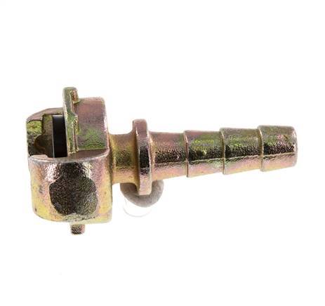 Hierro fundido DN 8.5 DIN 3489 Acoplamiento de garra giratoria 13 mm (1/2'') Collar de lengüeta para manguera