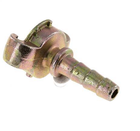 Hierro fundido DN 8.5 DIN 3489 Acoplamiento de garra giratoria 13 mm (1/2'') Collar de lengüeta para manguera