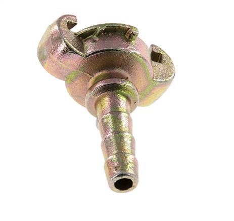 Hierro fundido DN 8.5 DIN 3489 Acoplamiento de garra giratoria 13 mm (1/2'') Collar de lengüeta para manguera