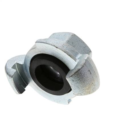 Hierro fundido DN 15 DIN 3489 Acoplamiento de garras giratorias Rp 3/8'' Hembra