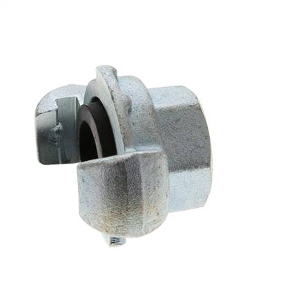 Hierro fundido DN 15 DIN 3489 Acoplamiento de garras giratorias Rp 3/8'' Hembra