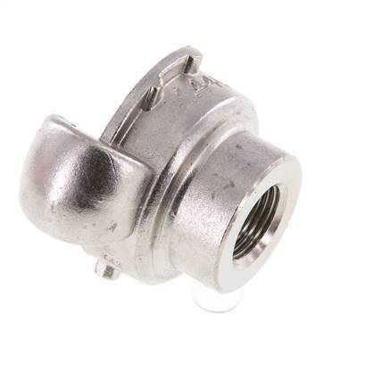 Acero inoxidable DN 15 DIN 3489 Acoplamiento de garras giratorias Rp 3/8'' hembra