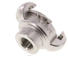 Acero inoxidable DN 15 DIN 3489 Acoplamiento de garras giratorias Rp 3/8'' hembra