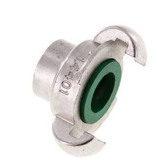 Acero inoxidable DN 15 DIN 3489 Acoplamiento de garras giratorias Rp 3/8'' hembra