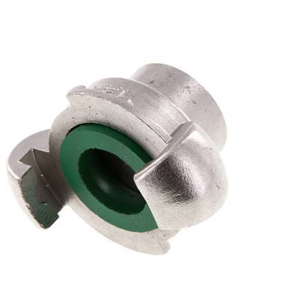 Acero inoxidable DN 15 DIN 3489 Acoplamiento de garras giratorias Rp 3/8'' hembra