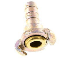 Hierro fundido DN 15 DIN 3489 Acoplamiento de garras giratorias 19 mm (3/4'') Lengüeta de manguera