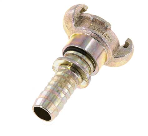 Hierro fundido DN 15 DIN 3489 Acoplamiento de garras giratorias 19 mm (3/4'') Collarín giratorio para manguera