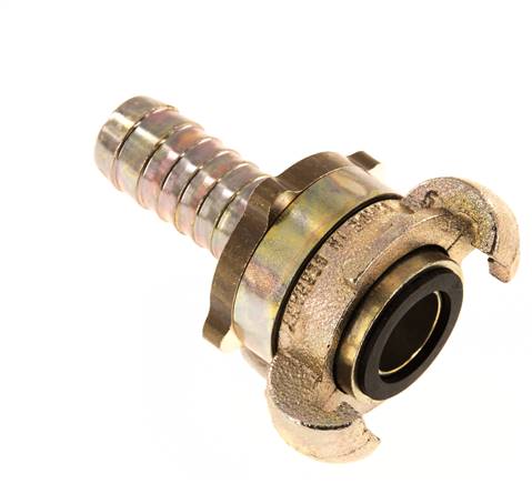 Hierro fundido DN 15 DIN 3238 Acoplamiento de garras giratorias 19 mm (3/4'') Lengüeta de manguera