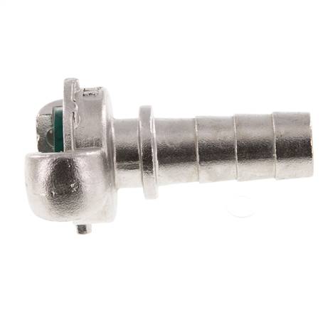 Acero inoxidable DN 15 DIN 3489 Acoplamiento de garras giratorio Barra de manguera de 19 mm (3/4'')