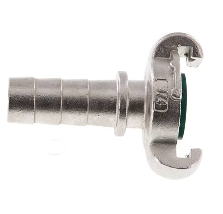 Acero inoxidable DN 15 DIN 3489 Acoplamiento de garras giratorio Barra de manguera de 19 mm (3/4'')