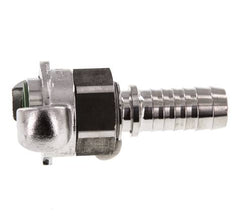 Acero inoxidable DN 15 DIN 3238 Acoplamiento de garras giratorio Barra de manguera de 19 mm (3/4'')