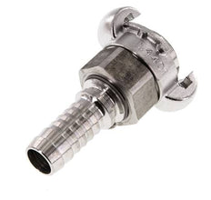 Acero inoxidable DN 15 DIN 3238 Acoplamiento de garras giratorio Barra de manguera de 19 mm (3/4'')