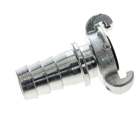 Hierro fundido DN 18,5 DIN 3489 Acoplamiento de garras giratorias Cuello de lengüeta de manguera de 25 mm (1'')