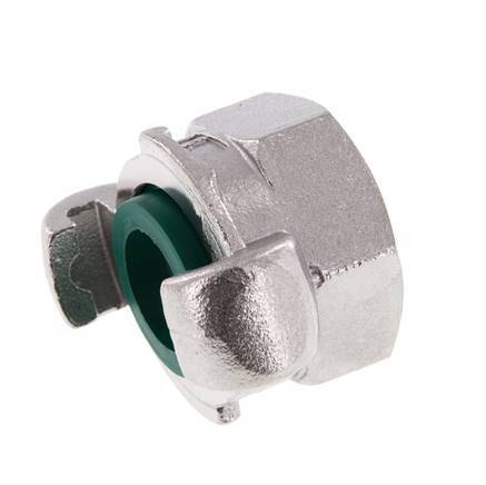 Acero inoxidable DN 20 DIN 3489 Acoplamiento de garras giratorias Rp 1'' hembra
