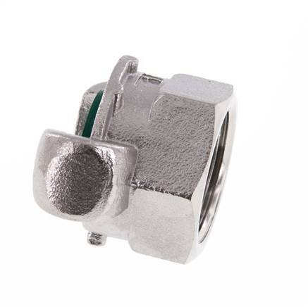 Acero inoxidable DN 20 DIN 3489 Acoplamiento de garras giratorias Rp 1'' hembra