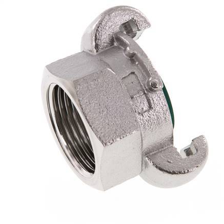 Acero inoxidable DN 20 DIN 3489 Acoplamiento de garras giratorias Rp 1'' hembra