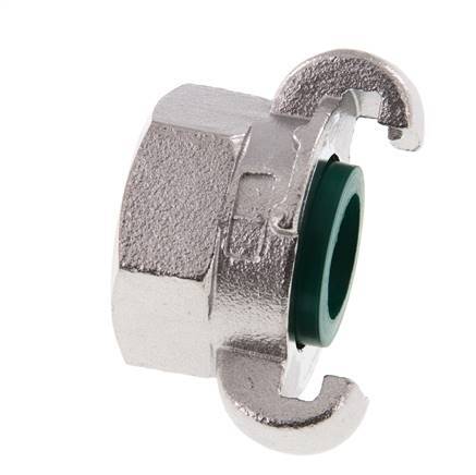 Acero inoxidable DN 20 DIN 3489 Acoplamiento de garras giratorias Rp 1'' hembra