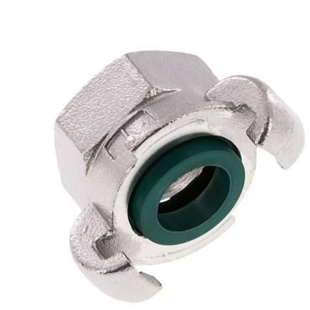 Acero inoxidable DN 20 DIN 3489 Acoplamiento de garras giratorias Rp 1'' hembra