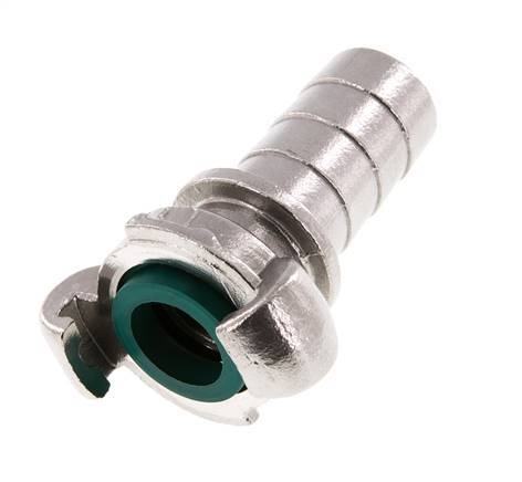 Acero inoxidable DN 20 DIN 3489 Acoplamiento de garras giratorias Barra de manguera de 25 mm (1'')