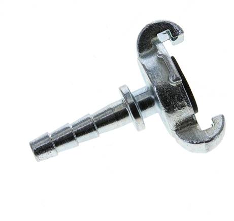 Hierro fundido DN 5.5 DIN 3489 Acoplamiento de garras giratorias 10 mm Hose Barb Collar