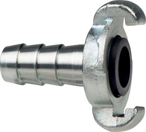 Hierro fundido DN 6.5 DIN 3489 Acoplamiento de garras giratorias 10 mm Hose Barb