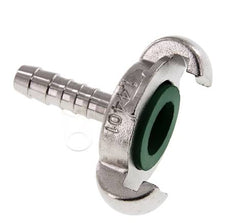 Acero inoxidable DN 6.5 DIN 3489 Acoplamiento de garras giratorias 10 mm Hose Barb