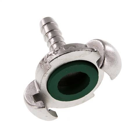 Acero inoxidable DN 6.5 DIN 3489 Acoplamiento de garras giratorias 10 mm Hose Barb