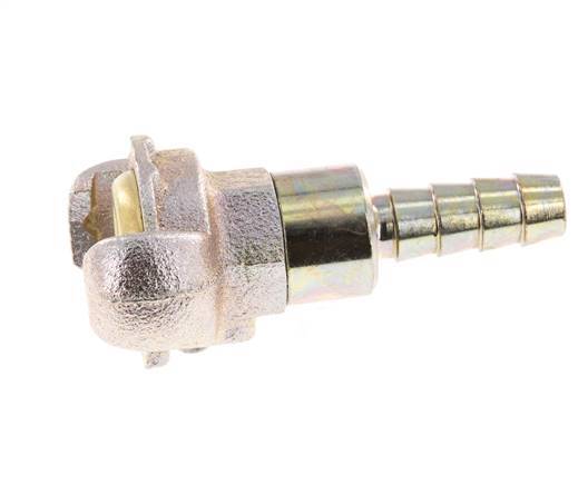 Hierro fundido DN 8.5 DIN 3489 Acoplamiento de garra giratoria 13 mm (1/2'') Lengüeta para manguera