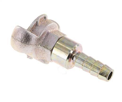 Hierro fundido DN 8.5 DIN 3489 Acoplamiento de garra giratoria 13 mm (1/2'') Lengüeta para manguera