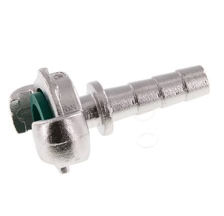 Acero inoxidable DN 9 DIN 3489 Acoplamiento de garras giratorias 13 mm (1/2'') Lengüeta de manguera