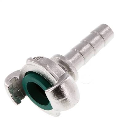 Acero inoxidable DN 9 DIN 3489 Acoplamiento de garras giratorias 13 mm (1/2'') Lengüeta de manguera
