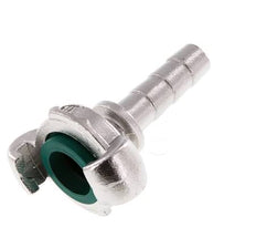 Acero inoxidable DN 9 DIN 3489 Acoplamiento de garras giratorias 13 mm (1/2'') Lengüeta de manguera