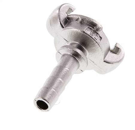 Acero inoxidable DN 9 DIN 3489 Acoplamiento de garras giratorias 13 mm (1/2'') Lengüeta de manguera