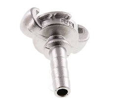 Acero inoxidable DN 9 DIN 3489 Acoplamiento de garras giratorias 13 mm (1/2'') Lengüeta de manguera