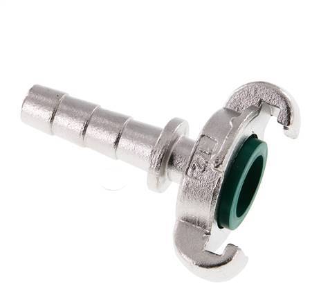 Acero inoxidable DN 9 DIN 3489 Acoplamiento de garras giratorias 13 mm (1/2'') Lengüeta de manguera